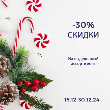 -30% Новогодние скидки